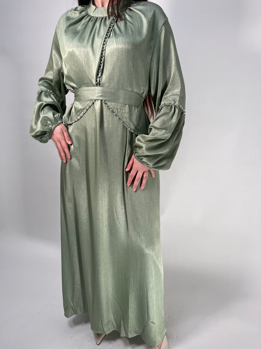 Abaya Jawahir – L’élégance d’une princesse pour l’Aïd 2025 ✨